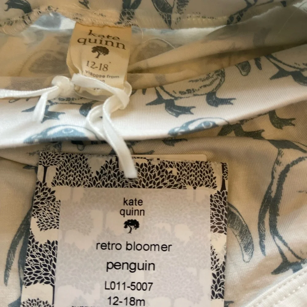 Lot of 2 NWT Kate Quinn High Waisted Bloomers - Penguins & Anchors Sz 12-18M